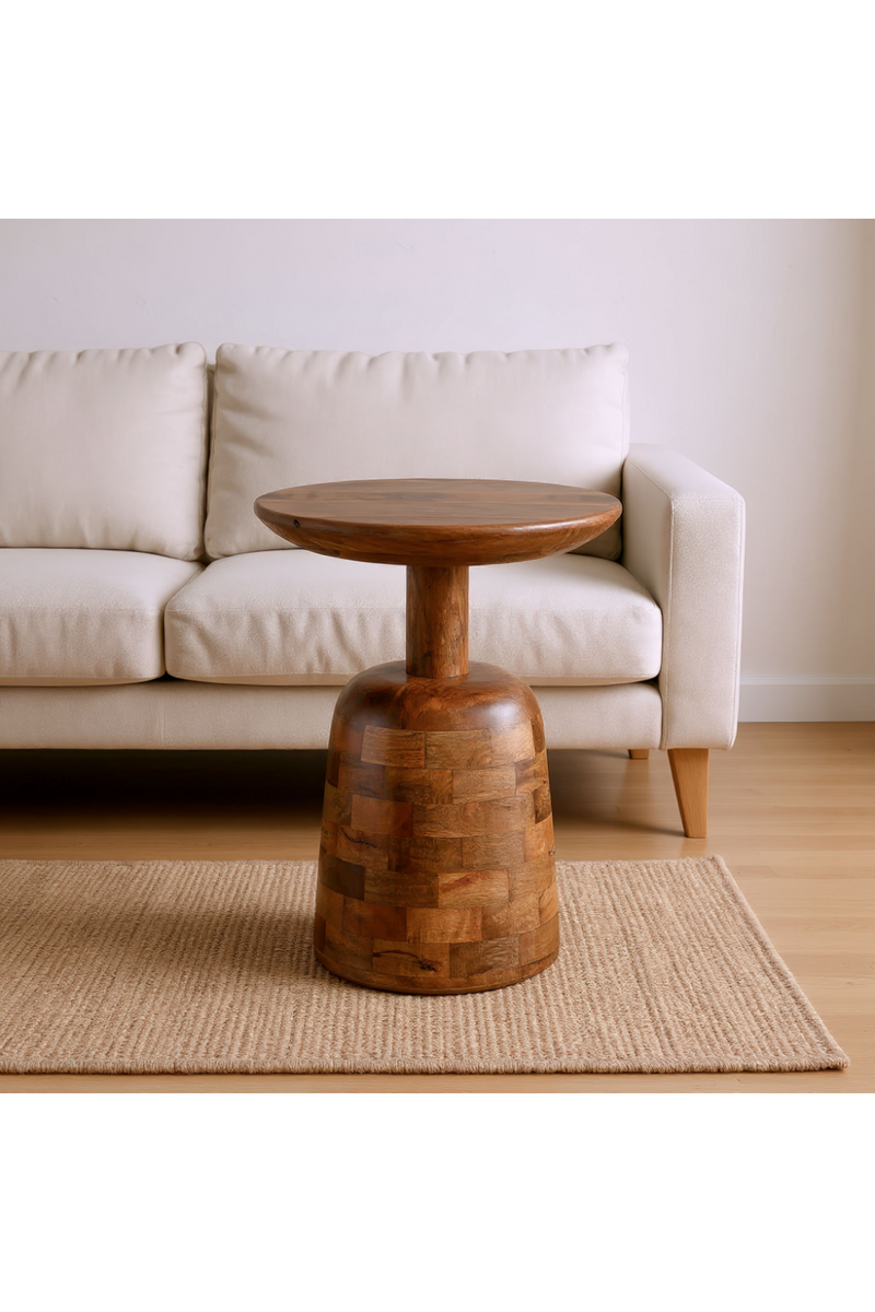 Mango Wood Modern Side Table | OROA Modern Kelk | Oroatrade.com