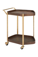 Walnut Veneer Bar Cart | OROA Modern Stela | Oroatrade.com