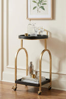 Black Oak Bar Cart | OROA Modern Zukei | Oroatrade.com