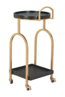 Black Oak Bar Cart | OROA Modern Zukei | Oroatrade.com