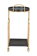 Black Oak Bar Cart | OROA Modern Zukei | Oroatrade.com