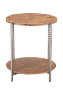 Burl Veneer 2-Layer Side Table | OROA Modern Adna | Oroatrade.com