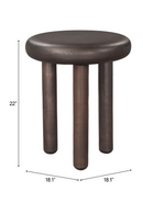 Bronze Round Side Table | OROA Modern Arian | Oroatrade.com