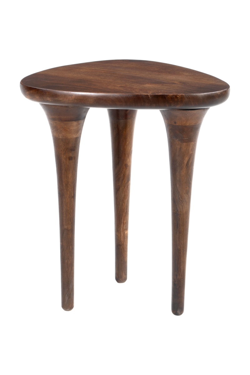 Walnut Finished Side Table | OROA Modern Spiker | Oroatrade.com