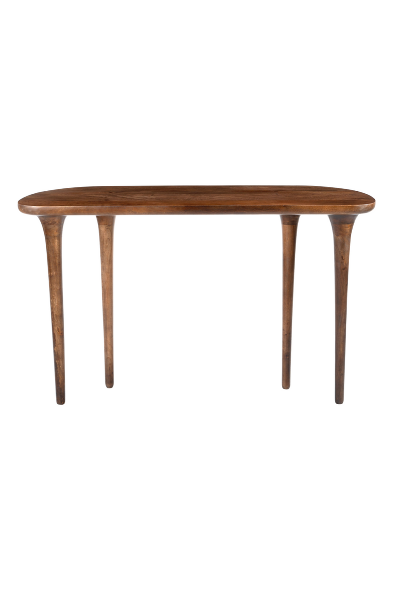 Walnut Finished Console Table | OROA Modern Spiker | Oroatrade.com