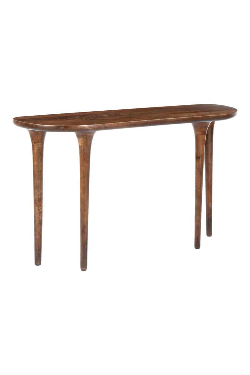 Walnut Finished Console Table | OROA Modern Spiker | Oroatrade.com