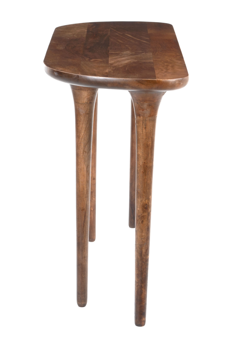 Walnut Finished Console Table | OROA Modern Spiker | Oroatrade.com