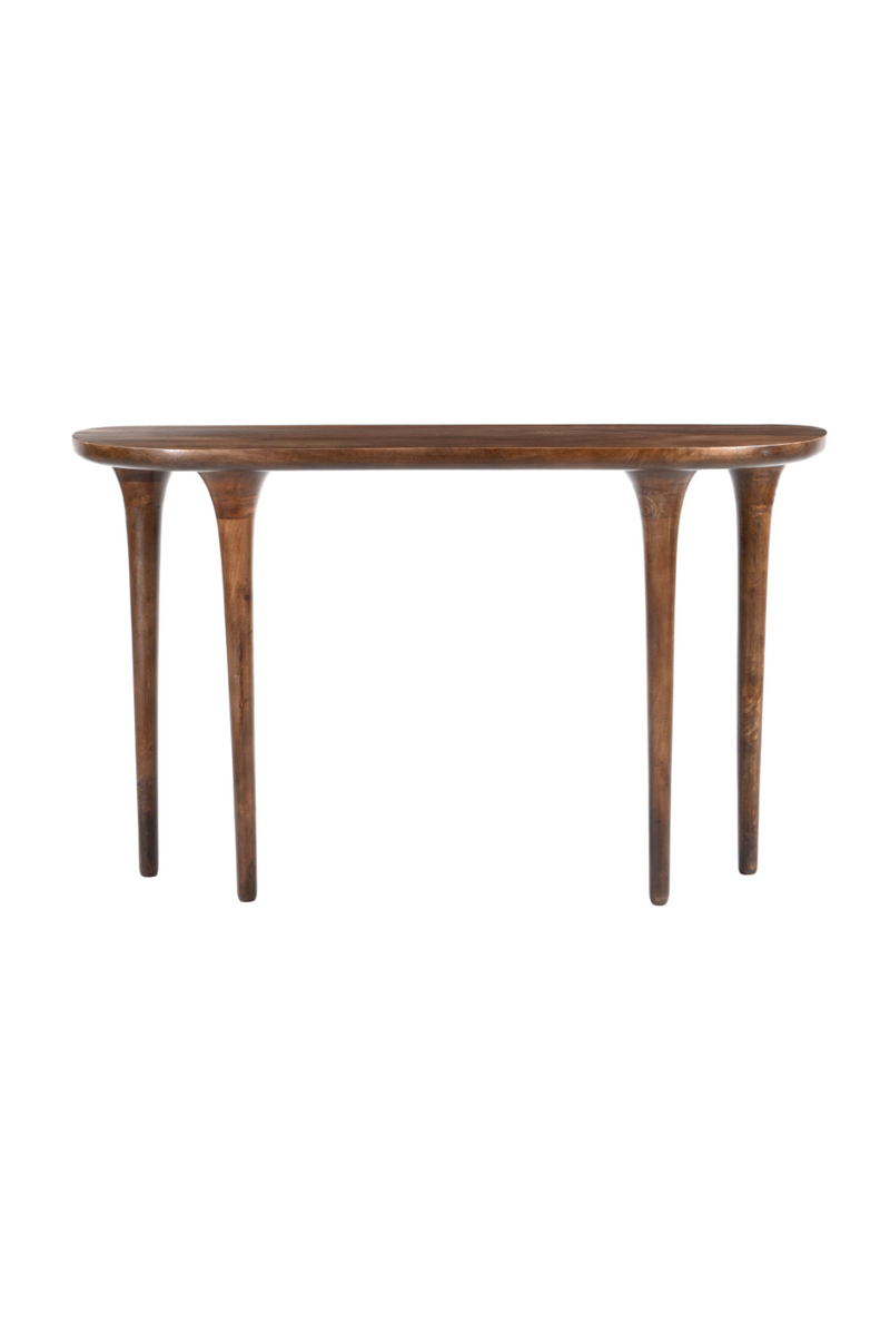 Walnut Finished Console Table | OROA Modern Spiker | Oroatrade.com