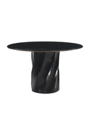 Black Mango Wood Dining Table | OROA Modern Sulco | Oroa.com