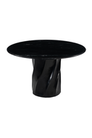 Black Mango Wood Dining Table | OROA Modern Sulco | Oroa.com