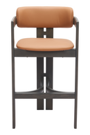 Wood Framed Brown Bar Stool | OROA Modern Shaili | Oroatrade.com