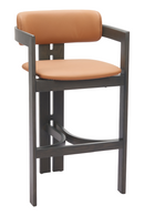 Wood Framed Brown Bar Stool | OROA Modern Shaili | Oroatrade.com