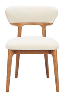Wood Framed White Dining Chairs (2) | OROA Modern Cedar | Oroatrade.com