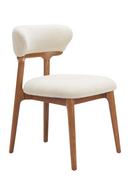 Wood Framed White Dining Chairs (2) | OROA Modern Cedar | Oroatrade.com