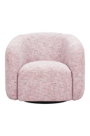 Pink Tweed Swivel Chair | OROA Modern Refine | Oroatrade.com