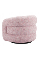 Pink Tweed Swivel Chair | OROA Modern Refine | Oroatrade.com