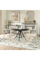 Gray Fabric Armless Dining Chairs (2) | OROA Modern Equinox | Oroatrade.com