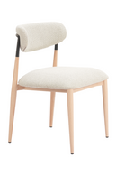 Gray Fabric Armless Dining Chairs (2) | OROA Modern Equinox | Oroatrade.com
