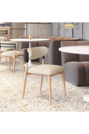 Gray Fabric Armless Dining Chairs (2) | OROA Modern Equinox | Oroatrade.com