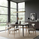 Gray Fabric Modern Dining Chair | OROA Modern Equinox | Oroatrade.com