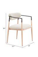 Gray Fabric Modern Dining Chair | OROA Modern Equinox | Oroatrade.com