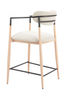 Gray Fabric Modern Counter Stool | OROA Modern Equinox | Oroatrade.com