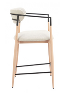 Gray Fabric Modern Counter Stool | OROA Modern Equinox | Oroatrade.com