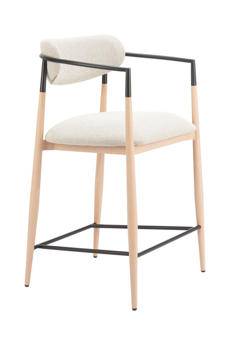 Gray Fabric Modern Counter Stool | OROA Modern Equinox | Oroatrade.com