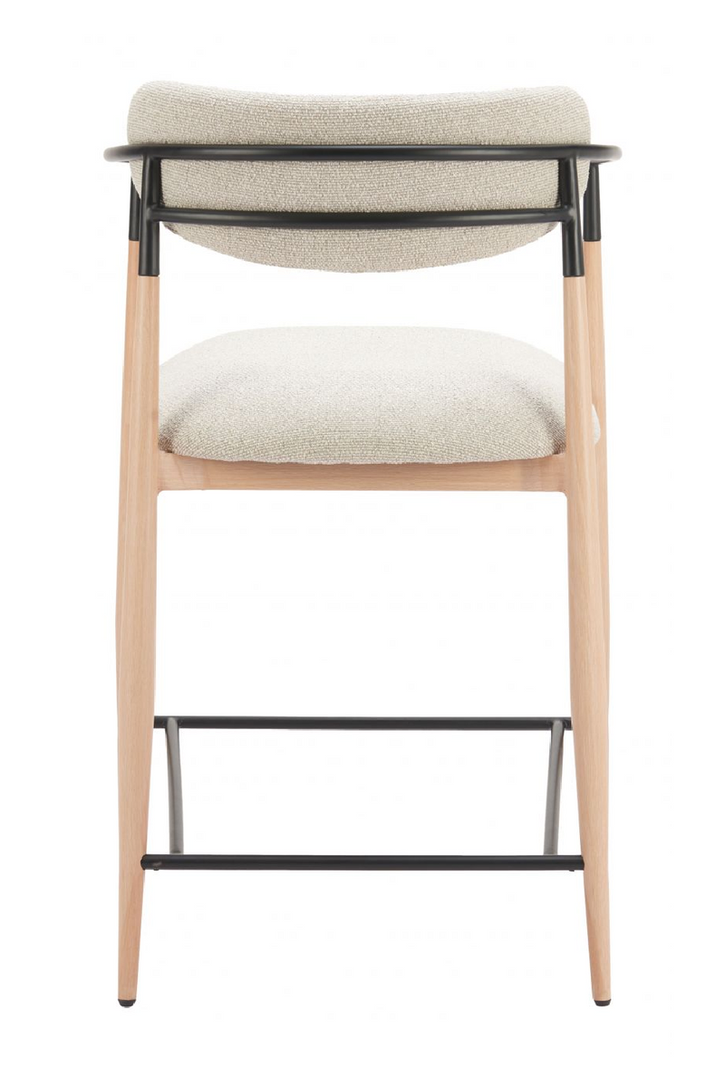 Gray Fabric Modern Counter Stool | OROA Modern Equinox | Oroatrade.com