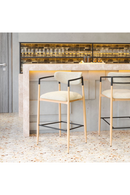 Gray Fabric Modern Bar Stool | OROA Modern Equinoxn | Oroatrade.com
