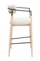 Gray Fabric Modern Bar Stool | OROA Modern Equinoxn | Oroatrade.com