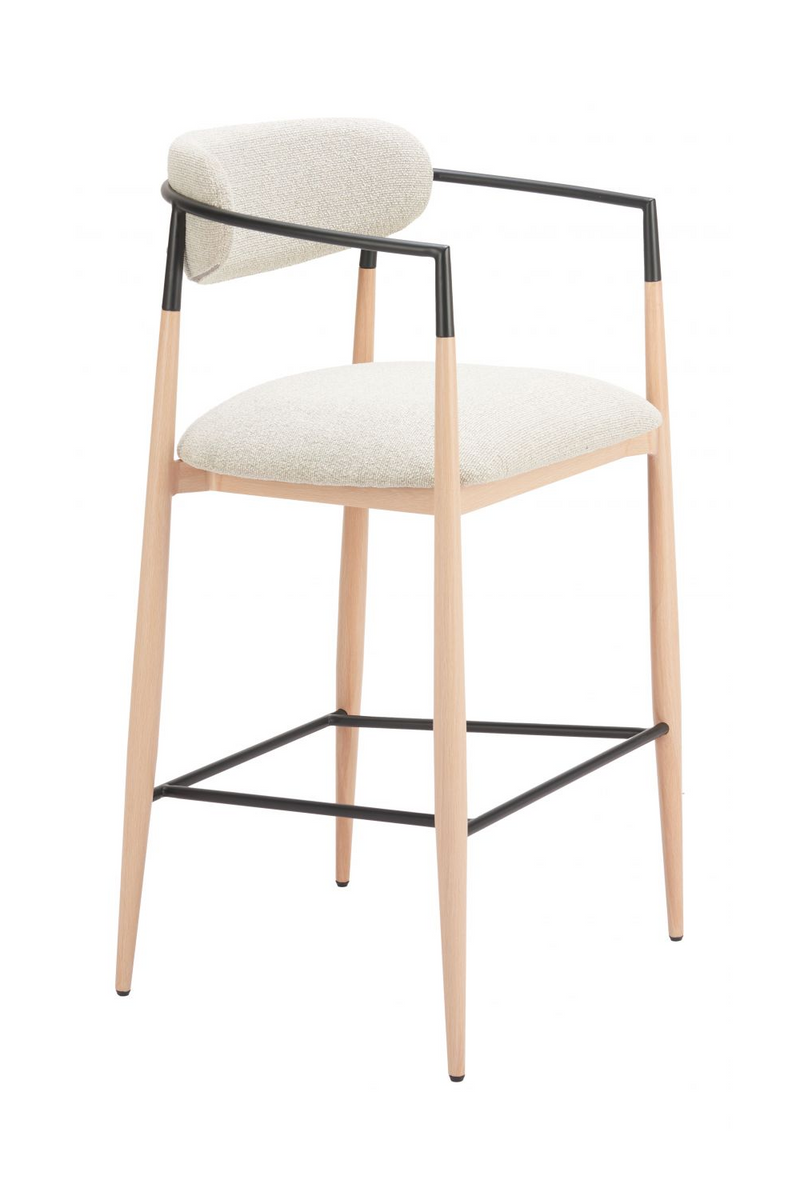 Gray Fabric Modern Bar Stool | OROA Modern Equinoxn | Oroatrade.com