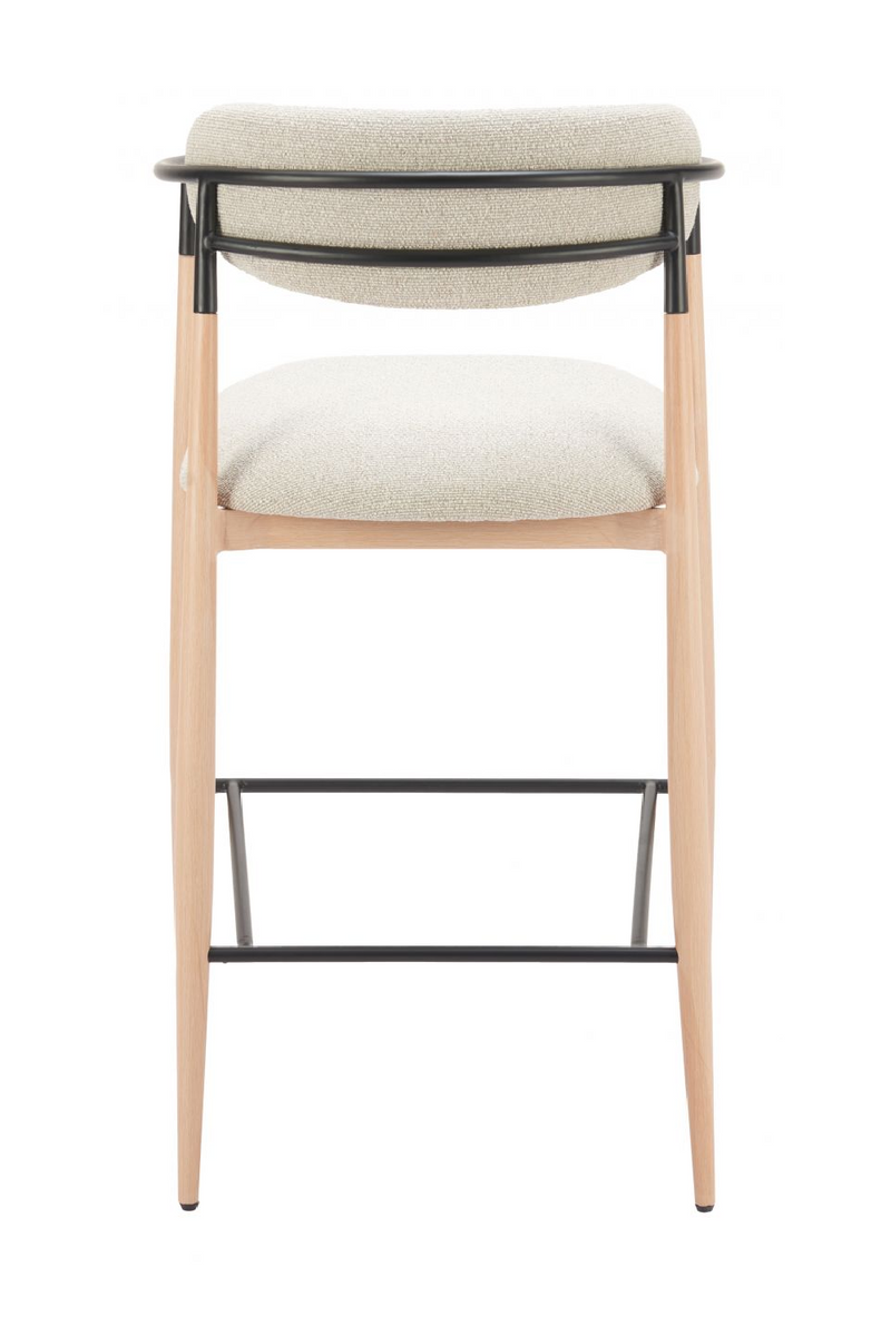 Gray Fabric Modern Bar Stool | OROA Modern Equinoxn | Oroatrade.com