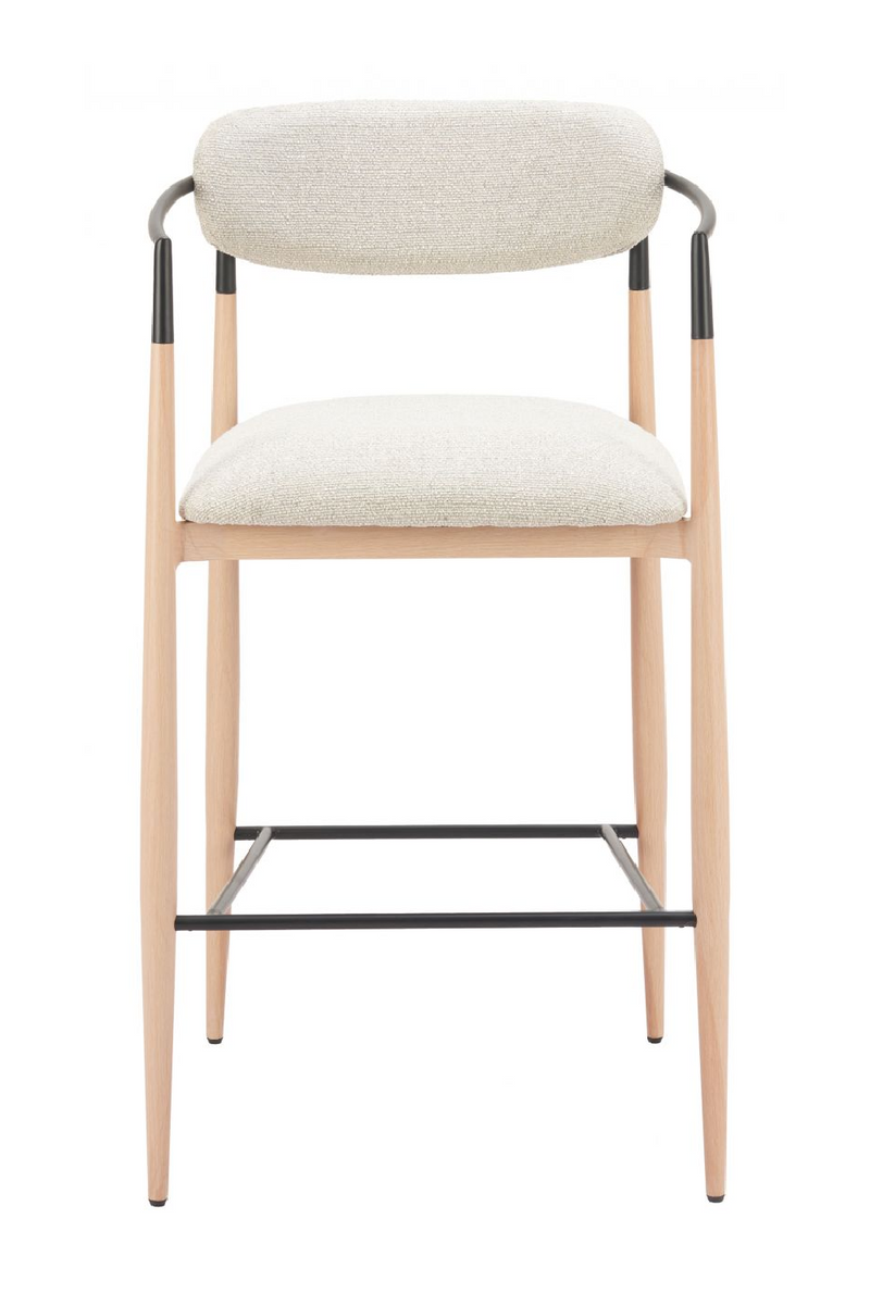 Gray Fabric Modern Bar Stool | OROA Modern Equinoxn | Oroatrade.com