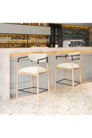 Gray Fabric Modern Bar Stool | OROA Modern Equinoxn | Oroatrade.com
