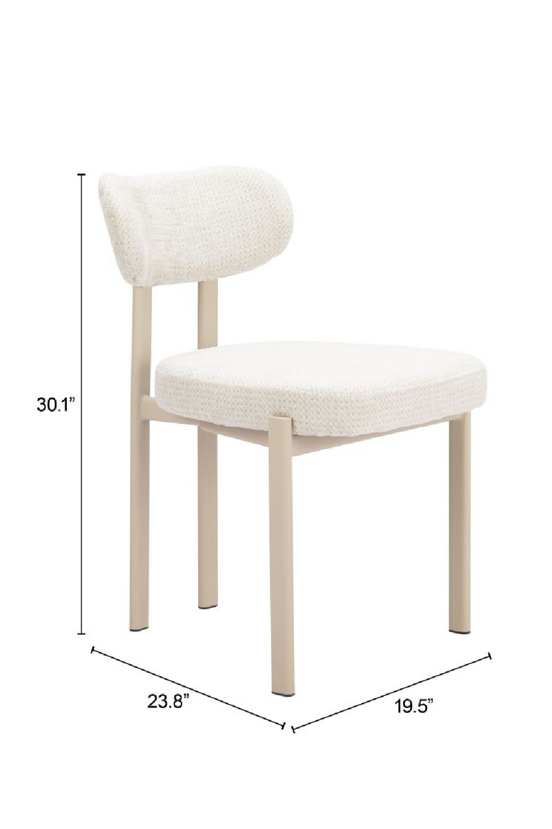 Gray Textured Weave Dining Chairs (4) | OROA Modern Aurea | Oroatrade.com