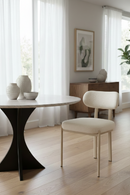 Gray Textured Weave Dining Chairs (4) | OROA Modern Aurea | Oroatrade.com