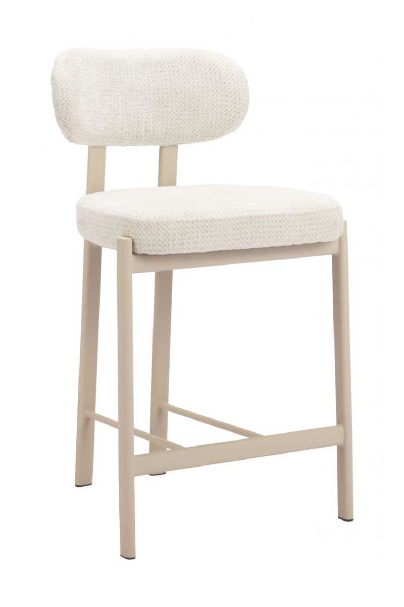 Gray Textured Weave Counter Stools (2) | OROA Modern Aurea | Oroatrade.com