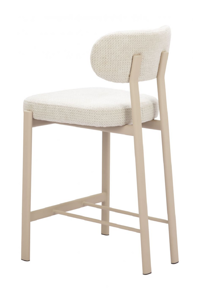 Gray Textured Weave Counter Stools (2) | OROA Modern Aurea | Oroatrade.com