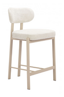 Gray Textured Weave Counter Stools (2) | OROA Modern Aurea | Oroatrade.com