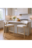 Gray Textured Weave Bar Stools (2) | OROA Modern Auream | Oroatrade.com