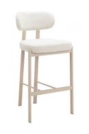 Gray Textured Weave Bar Stools (2) | OROA Modern Auream | Oroatrade.com