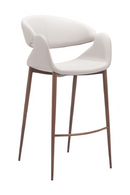 Beige Cut-Out Back Bar Stool | OROA Modern Limay | Oroatrade.com