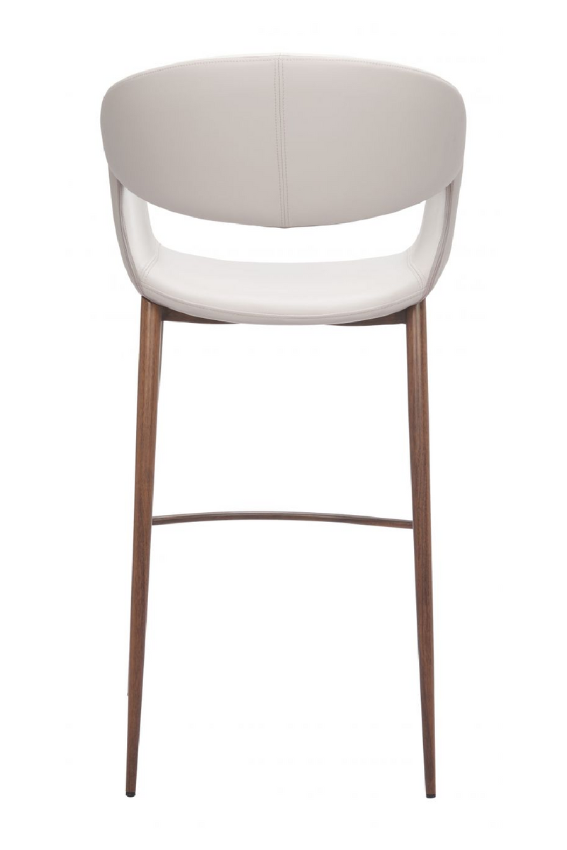 Beige Cut-Out Back Bar Stool | OROA Modern Limay | Oroatrade.com