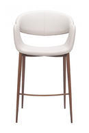Beige Cut-Out Back Counter Stool | OROA Modern Limay | Oroatrade.com
