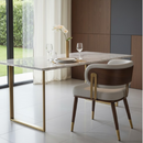 Beige Leather Dining Chair | OROA Modern Brew | Oroatrade.com