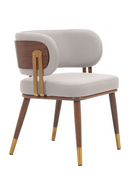 Beige Leather Dining Chair | OROA Modern Brew | Oroatrade.com