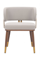 Beige Leather Dining Chair | OROA Modern Brew | Oroatrade.com