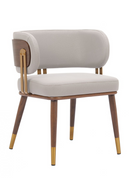 Beige Leather Dining Chair | OROA Modern Brew | Oroatrade.com