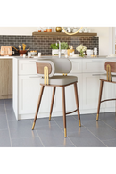 Beige Leather Bar Stool | OROA Modern Brew | Oroatrade.com
